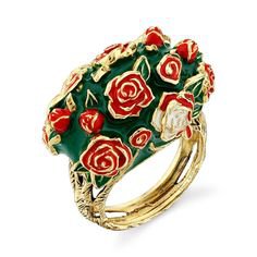 Alice in Wonderland Roses Ring by RockLove