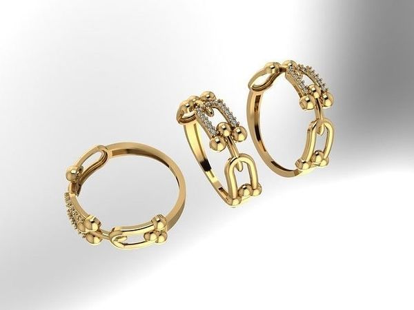 tiffany gold hardware ring
