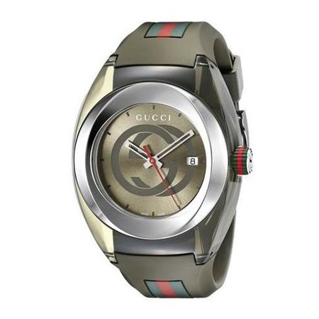 Gucci - Gucci Unisex Sync Rubber Green 46mm Watch YA137106 - Walmart.com - Walmart.com