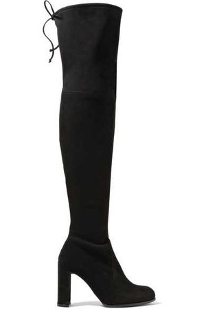 Stuart Weitzman | Hiline stretch-suede over-the-knee boots