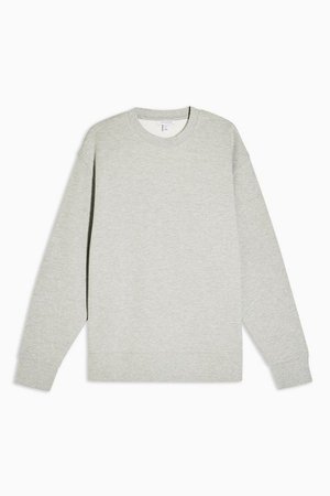 Grey Boyfriend Oversized Sweatshirt | Topshop