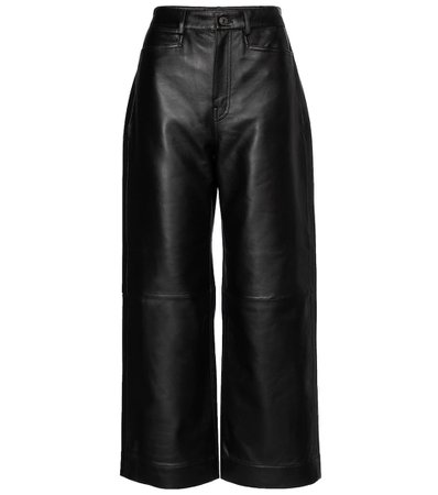 High-Rise Leather Pants - Proenza Schouler | Mytheresa