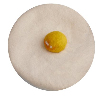 Cute egg yolk beret yv42599 | Youvimi