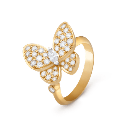 Two Butterfly ring - VCARP3DQ00- Van Cleef & Arpels