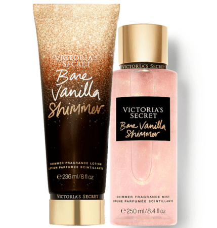 Victoria’s Secret Bare Vanilla Shimmer Fragrance Lotion + Fragrance Mist Duo Set | eBay