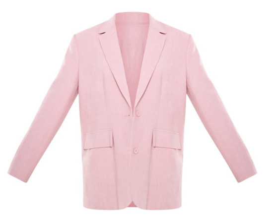 pink oversized blazer