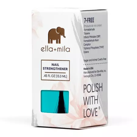 Ella + Mila Nail Strengthener First Aid Kiss - 0.45 Fl Oz : Target
