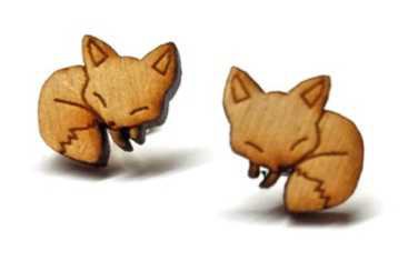 fox earrings