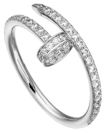 Cartier white gold ring