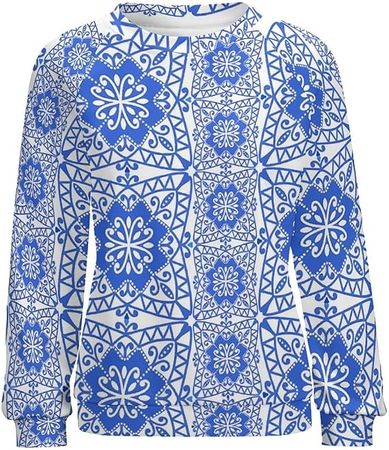 DMOYALA Women's Casual Long Sleeve Tops Floral Print Blouses & Shirts Fashion Casual Loose Comfy Blouses Tunic Tops Plus Size at Amazon Women’s Clothing store