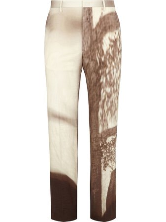 Fendi Printed slim-fit Trousers