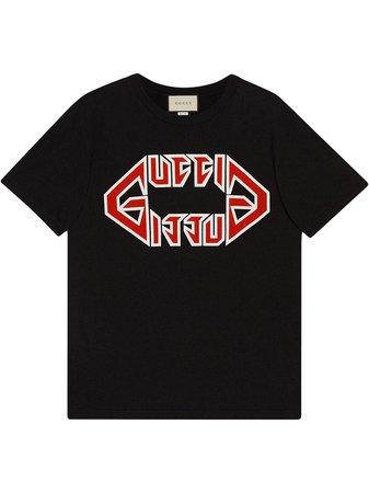 Gucci Oversize t-shirt With Metal Gucci Print - Farfetch