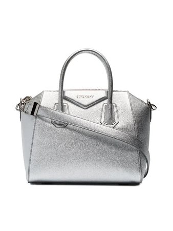 Givenchy antigona purse (silver)