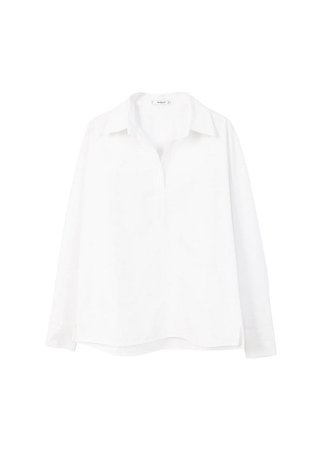 MANGO Oversize cotton blouse