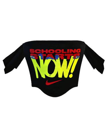 Resalt | Black School Starts Now Nike Corset Top (Dei5 edit)