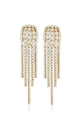 Grand Illumine 14k Gold Diamond Earrings By Ondyn | Moda Operandi