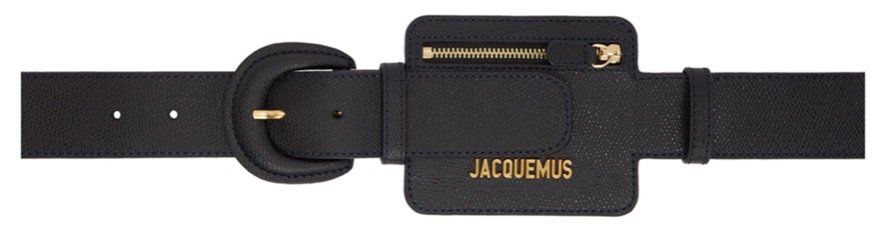 Jacquemus black le Porte ceinture belt