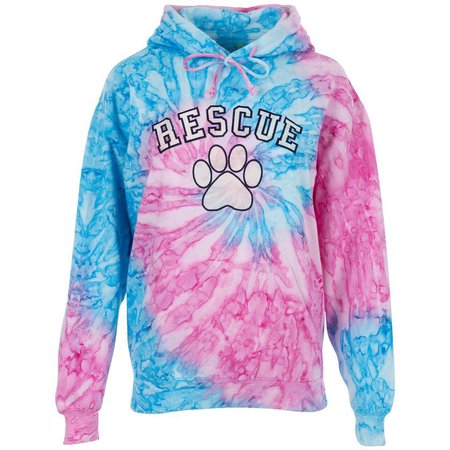 Rescue Tie-Dye Pullover Hoodie | The Animal Rescue Site