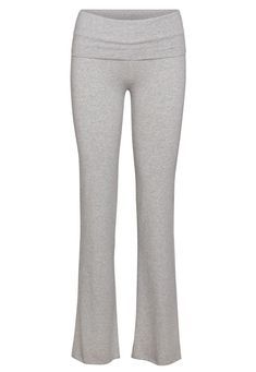 grey flared leggings