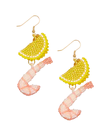 Shrimp Cocktail Earrings – Susan Alexandra