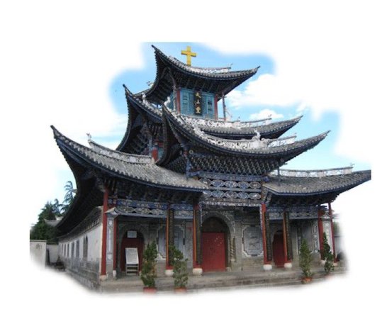 pagoda asian polyvore paysages