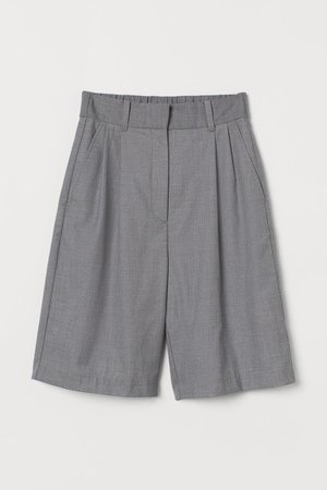 Dress Shorts - Grey melange - Ladies | H&M US