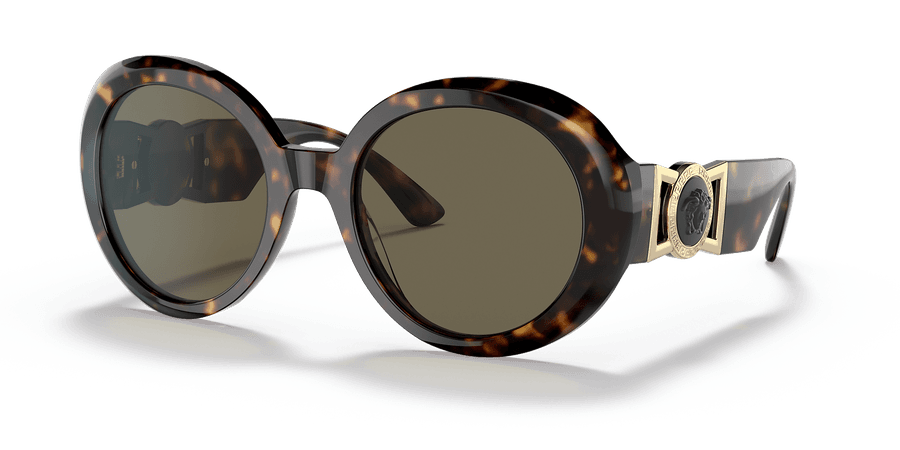 Versace VE4414 55 Brown & Havana Sunglasses | Sunglass Hut USA