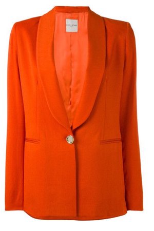 Orange blazer