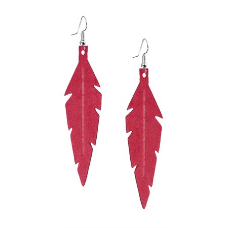 red feather earrings - Pesquisa Google