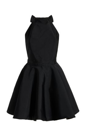 Loco Bow-Detailed Twill Mini Dress By New Arrivals | Moda Operandi