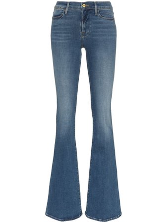 Shop FRAME Le High Flare Jeans with Express Delivery - FARFETCH