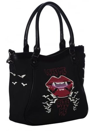 BANNED APPAREL Bite Me Gothic Bag