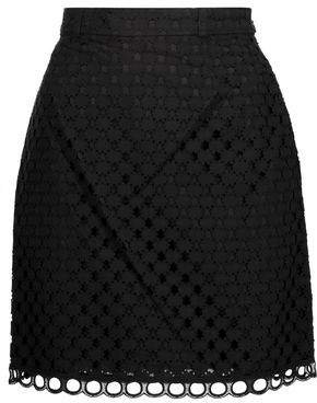 Broderie Anglaise Cotton Mini Skirt