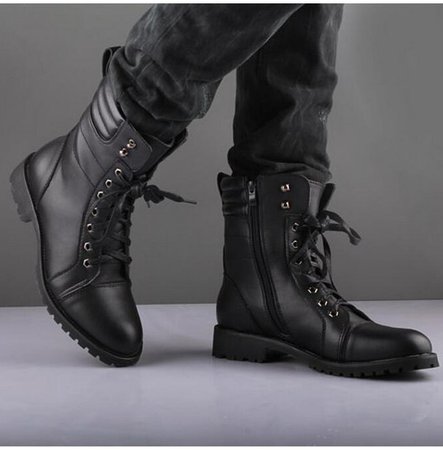 Black Napoleon Punk Boots | RebelsMarket