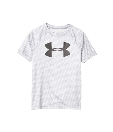 Amazon.com: Under Armour Boys' Tech Big Logo Printed Short Sleeve Gym T-Shirt , Black (001)/White , Youth Medium: Clothing