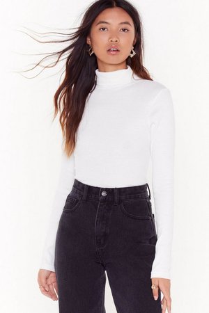 Rollin' With My Homies Ribbed Turtleneck Sweater | Shop Clothes at Nasty Gal!