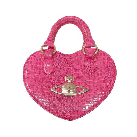 @gastt_fashion on Instagram: “Vivienne Westwood Hot Pink Heart Bag via @treasuresofnyc”