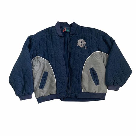 Vintage Dallas Cowboys Jacket (Zipper Is... - Depop