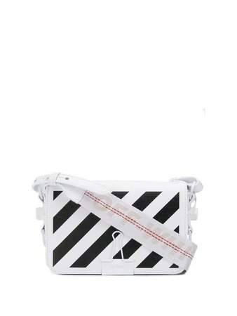 Off-White mini Diagonal Binder clip bag $687 - Shop SS19 Online - Fast Delivery, Price