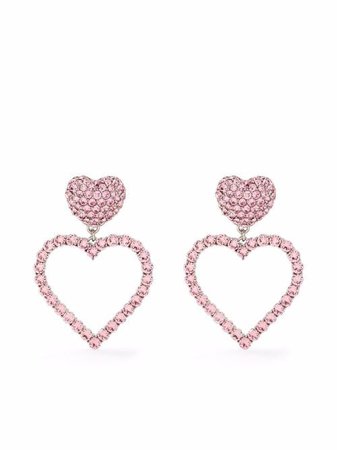 Moschino Heart Pendant clip-on Earrings - Farfetch
