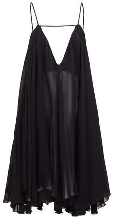 Bellezza Chiffon Dress - Womens - Black
