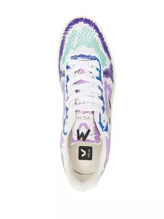 Marni painterly-print lace-up Sneakers - Farfetch