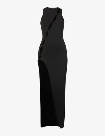 THE KRIPT - Chepi cut-out stretch-cotton jersey maxi dress | Selfridges.com