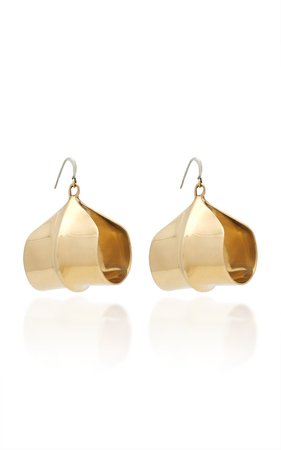 Meridian Gold-Tone Earrings by Ariana Boussard-Reifel | Moda Operandi