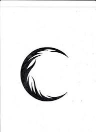 gothic crescent moon drawing - Google Search