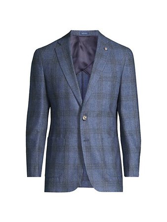 Shop Peter Millar Crafted Stanley Soft Plaid Jacket | Saks Fifth Avenue