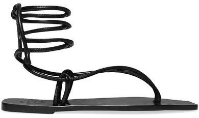 ATP Alezio Leather Sandals - Black