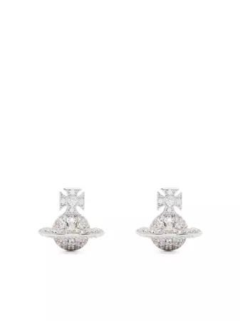 Vivienne Westwood Orb crystal-embellished Earrings - Farfetch