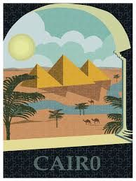 vintage egypt travel poster - Google Search