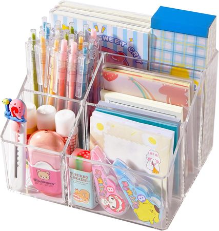 Lolocor Acrylic Pencil Pen Holder, Clear Pencil Pen Organizers for Desktop Desk Storage Organizer Stationary Suppliers Organizer Cute Pencil Cup for Office School Home Art Supply : Amazon.com.au: Stationery & Office Products
